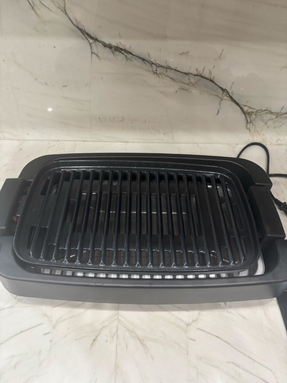 Chefman 6 Serving Electric Indoor Grill W/ Temperature Control Smokeless Stainle - Picture 7 of 8